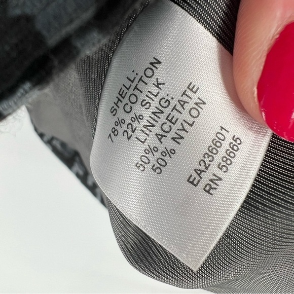 Classiques Entier Gray Black Silk Lined Full Zip‎ Coat Jacket Women’s - Picture 9 of 10